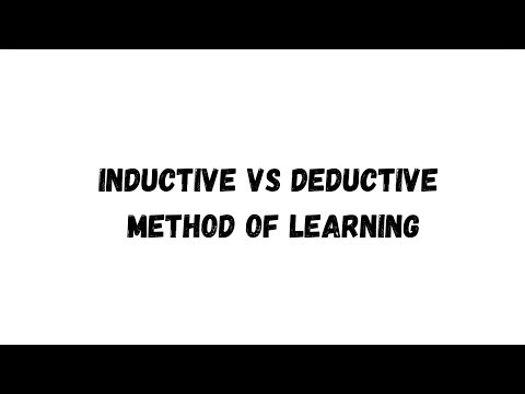 Difference between Inductive method vs deductive method of learning | Vidya Venue
