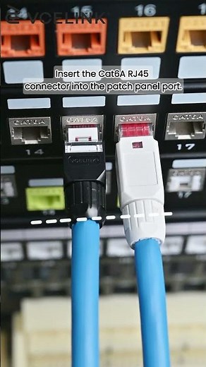 How to terminate a compact Cat6A toolless RJ45 plug?#shorts #rj45 #cat6a #rj45connector #tutorial