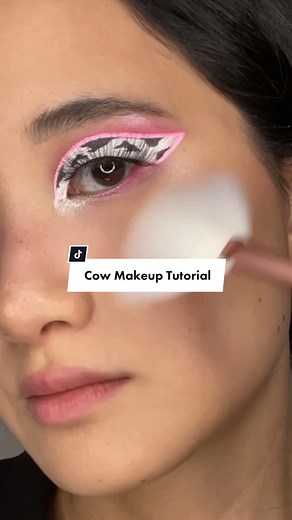 Cow Makeup Tutorial: How to Create a Cute Cut Crease Look
