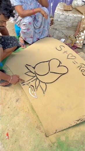 The Easiest Way to Draw a Rose 🌹 #art #shorts