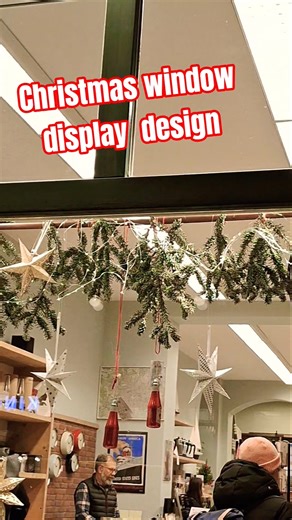 Christmas window display design #windowdisplay #design #christmas #christmasdecor #germany #shorts