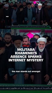 A masked figure at the burial ceremony of Iran’s slain supreme leader Ali Khamenei has sparked speculation online, with some suggesting it may be his son, Mojtaba, the new supreme leader of Iran, who has not been seen in public during the funeral events.