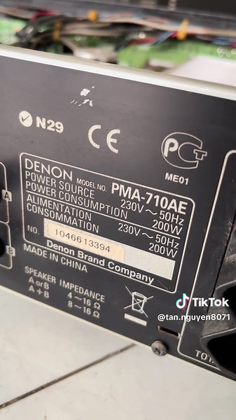 Amply Denon PMA-710AE | giá 2.700.000₫ | LH 0949493355. Có ship. Số 45 Trương Đình Hội, F.Phú Định, Q.8 - TP. HCM