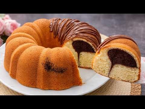 I made this cake in 5 minutes without milk! It's so soft and fluffy 😱