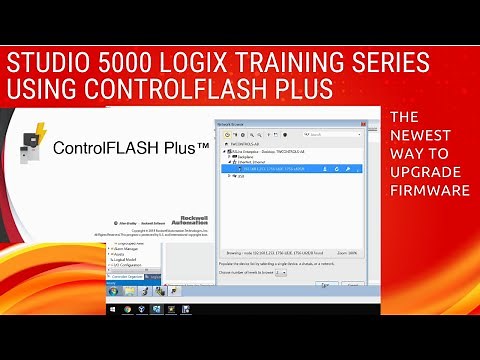 How to use Controlflash Plus to Fix Download Problems to an Allen Bradley Controllogix PLC