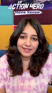21K views · 2.3K reactions | Quick review of #AnActionHero movie. Loved Ayushmann Khurrana BGM and Writing  #AditiKaReview #ReviewByAditi | Aditi Raval | Facebook