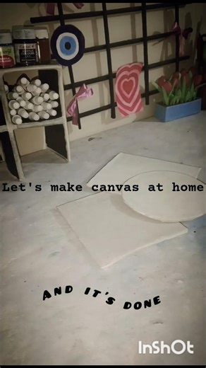 how to make canvas in home? #shorts #art #new #creativity #jugad #next @makesomethingfridays