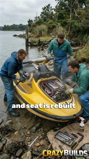 Ultimate Jet Ski Makeover – Fiberglass & Engine Repair, #JetSkiRestoration #CinematicRestoration