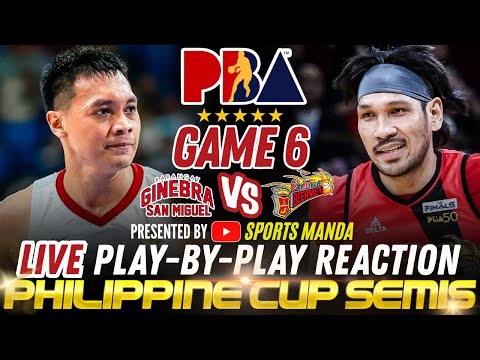 🔴GINEBRA vs SMB - LIVE GAME 6 │ PBA PHILIPPINE CUP SEASON 50 Play by Play Reaction & Scoreboard
