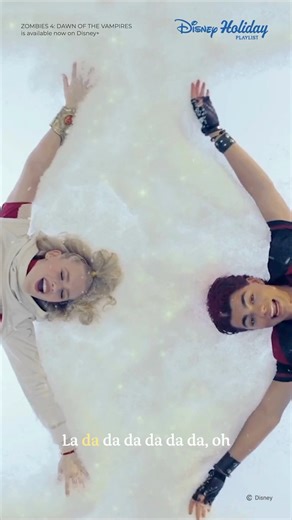 48K views · 3.1K reactions | ❄️ Tag the person you love to make snow angels with ❄️ Listen to Freya Skye and Malachi's new holiday song now on the Disney Holiday playlist. ZOMBIES 4: Dawn of the Vampires is available now on Disney+. | Walt Disney Records | Facebook