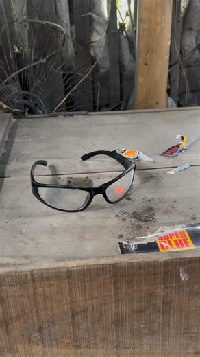 How to Repair a Broken Eyeglass Frame with Glue & Metal Powder | DIY Fix 🤙 #craft #handmade #skills