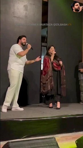 Murtaza Qizilbash x Fabiha Hashmi Live Duet 🔥 Magic On Stage! 😱✨ #shorts #MurtazaQizilbash