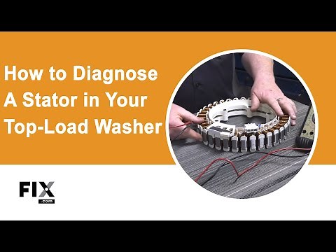WASHER REPAIR: How to Diagnose a Stator in a Top-Load Washer | FIX.com