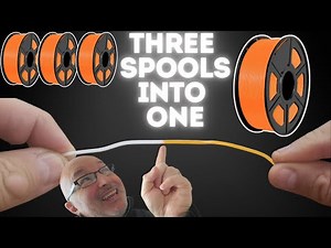 Joining Half PLA Spools Into One Using Sunlu Filament Joiner Welder