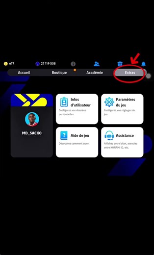 Comment bien paramétrer sur eFootball™ mobile 2026 #efootball #pes #fyp #gaming