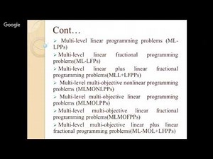 Multi Objective Programming Problem By Dr KC Lachwani