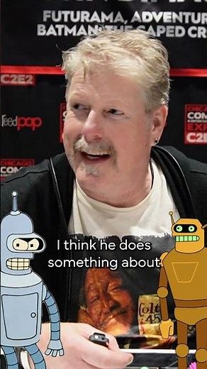 John DiMaggio, voice of Bender, does impressions of Futurama characters