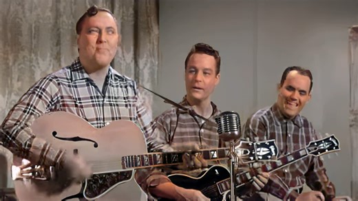 Bill Haley & His Comets - R-O-C-K (Fim Version) (1956) "R-O-C-K" by Bill Haley & His Comets is an energetic anthem from the 1950s rock 'n' roll era. Released in 1956, this track epitomizes the genre's rebellious and lively spirit. Bill Haley, born in 1925, pioneered rock 'n' roll by blending country, rhythm and blues, and swing, creating an exciting new sound. His band, The Comets, was known for their tight musicianship and vibrant performances, perfectly captured in "R-O-C-K." The song starts w