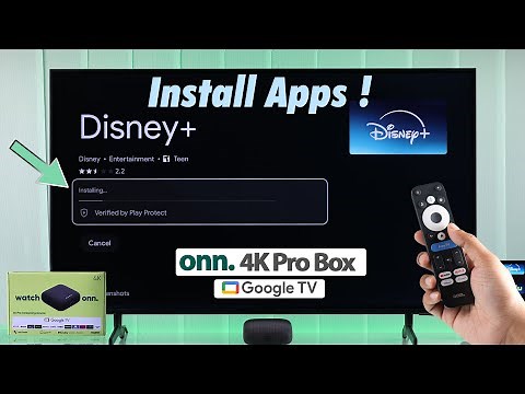 How To Install Apps on Onn 4K Pro Box! [Download]