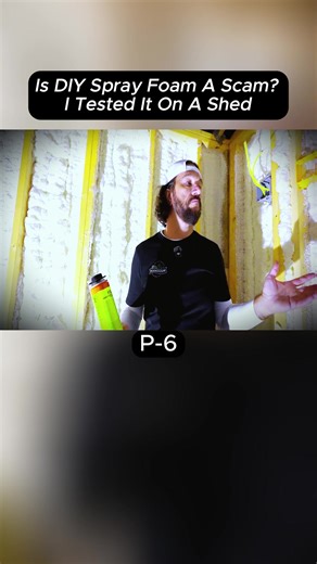 Testing DIY Spray Foam Insulation on a Shed