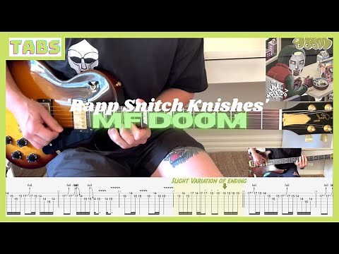 Rapp Snitch Knishes (Coffin Nails) - MF DOOM (Guitar Cover w/TABS) +Tutorial