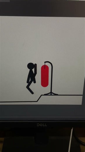 Punching bag 🥊| Pivot animator #shorts 🥋🔥