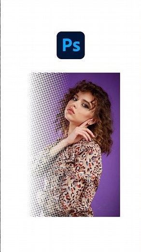 Photoshop Halftone effect on picture trick