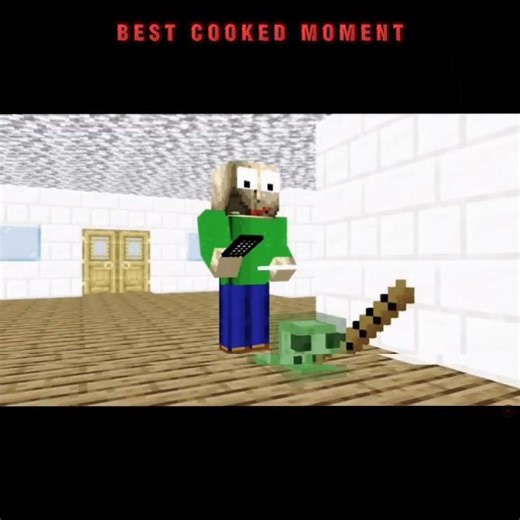 Animation Minecraft Baldi Basics edit #keşfet #funny Part 2