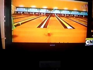 Alvin breaks the TV while their playing Wii Sports