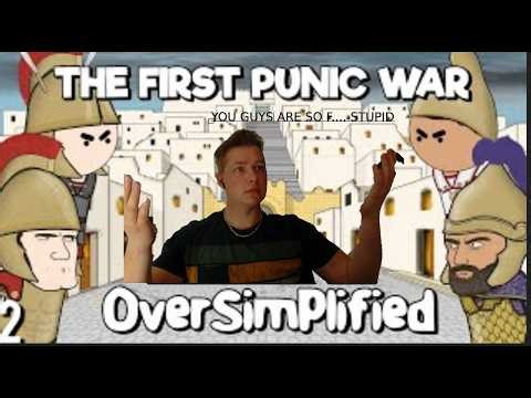 The First Punic War - OverSimplified (Part 2) - Dane Reacts