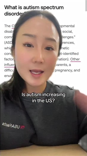 3.8K views · 70 reactions | Is autism in the US increasing? The CDC defined autism spectrum disorder, or ASD, as a “developmental disability that can cause significant social, communication and behavioral challenges”. In 2022, when the data was last updated, about 1 in 31 children were identified with autism. Share your thoughts below and follow for more data. #reels #explained | USAFacts | Facebook