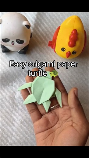 How to make a easy origami paper turtle 🐢#Origami#easy#papercraft#turtle#trending#diy