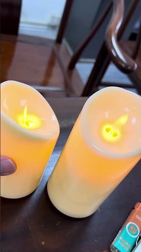 I Tried The World's Smartest Flameless Candles (DMX & USB-C!) #light #cristmasdecor #festivegifting