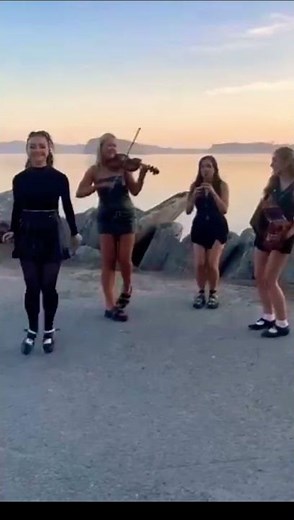 irish dancing by the sea ireland 🇮🇪 2025