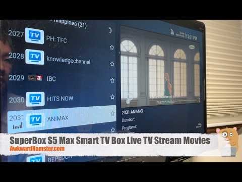 SuperBox S5 Max Smart TV Box Live TV Stream Movies