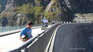The longest basketball shot ever tried