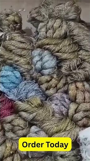 Strong Jute Rope Bundle 😳 Natural Fiber Rope for Packaging, Farming & DIY Use 💥#rope #juterope