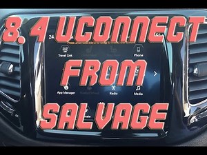 Upgrading to a 8.4" Uconnect system from a salvage yard on a 2018 Jeep Compass!