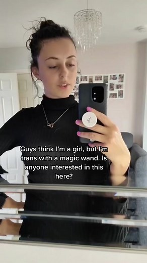 Transgender Girl with Magic Wand