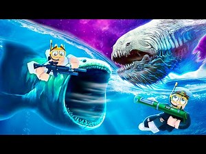 Fighting BLOOP and SPACE BLOOP in ROBLOX