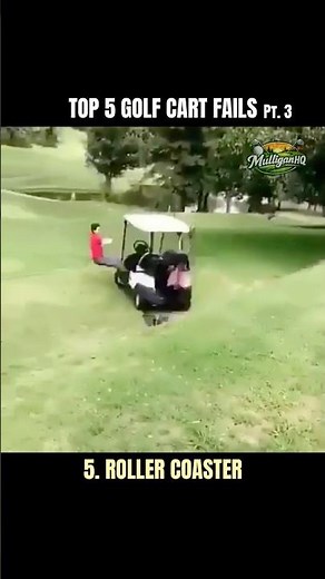 Funniest Golf Cart Fails 😂⛳️ These guys need to walk from now on 🤦‍♂️ #golf #golfhumor #golfmeme