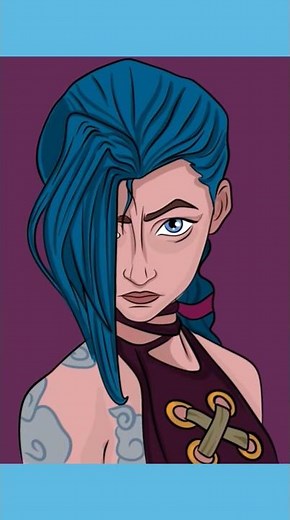 DRAW Jinx from Arcane LIKE A PRO in Simple Steps?