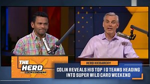 339K views · 1.7K reactions | "Their defense is gross and I think they're going to lose to the New York Giants." — Colin Cowherd unveils his Herd Hierarchy as we enter Super Wild Card weekend | The Herd | Facebook