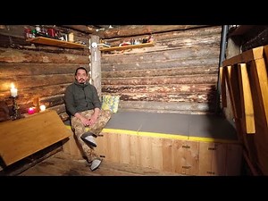 14 Days Alone in an Underground House: Comfortable Surviving Spring in the Woods! NO TALKING