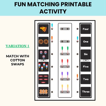 Matching Activities Printable | Matching Puzzles For Preschool/Kindergarten Kids