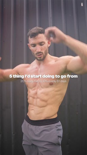 Luigi Colacito | Body Transformation Coach on Instagram: "Here are 5 essential steps you NEED to follow to cut down from 20% body fat to 10% in only 61 days! 👇 📉 Set your calorie deficit: To shed 1 kilo of fat, you need a 7,000-calorie deficit. So, let’s start with a daily calorie shortfall of 500-800 calories. This range lets you lose weight consistently without burning out. Expect to see those changes quickly! ⏰ Set your routine on point: Structure is everything. Stick to the same wake-up, m