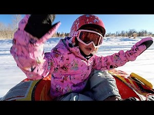 SNOW DAY!! Adley & Niko play with winter toys! feeding animals! surprise cabin vacation with kids!