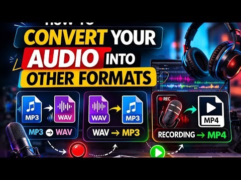HOW TO CONVERT YOUR AUDIO FORMAT. How to Convert Your Voice Wav to MP3 ?