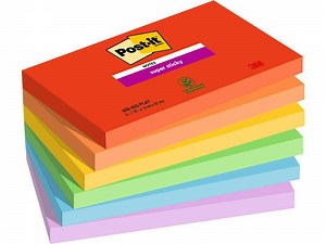 Post-it Fiche de bloc-notes Super Sticky Playful Collection - BRACK.CH
