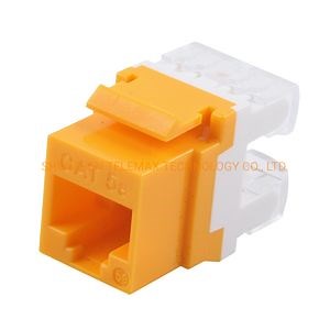 [Hot Item] Keystone Jack Cat5e / 6 / 6A UTP 180 Degree Mini Body